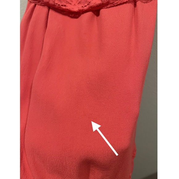 SANCTUARY Red Orange Off Shoulder Mini Dress - Picture 5 of 6